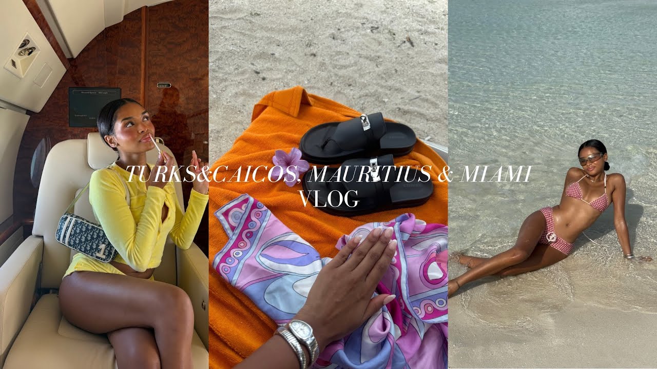 VLOG:TURKS & CAICOS, MIAMI + MAURITIUS. Oh we are so back | 6KENZA