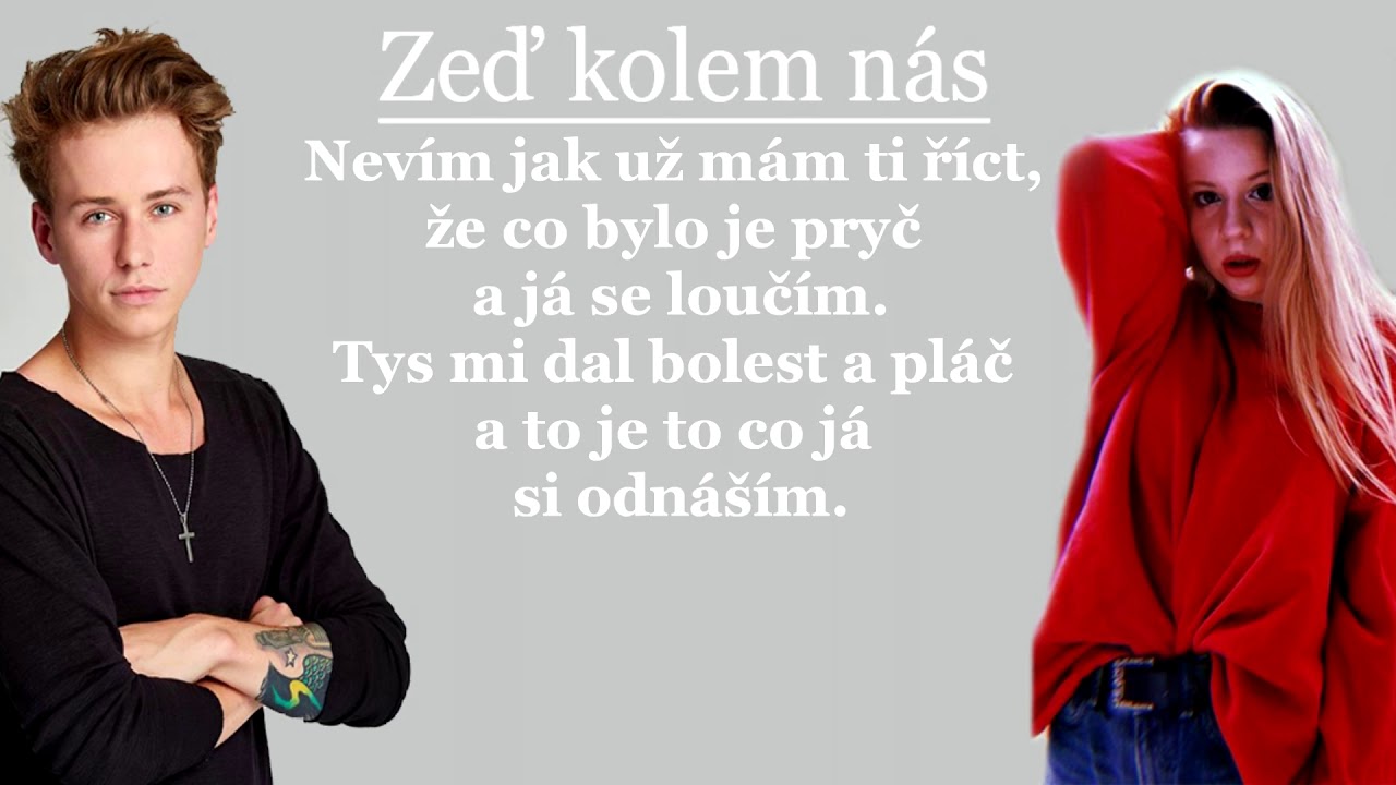 VOJTA D & Mína - Zeď kolem nás (Text/Lyrics)