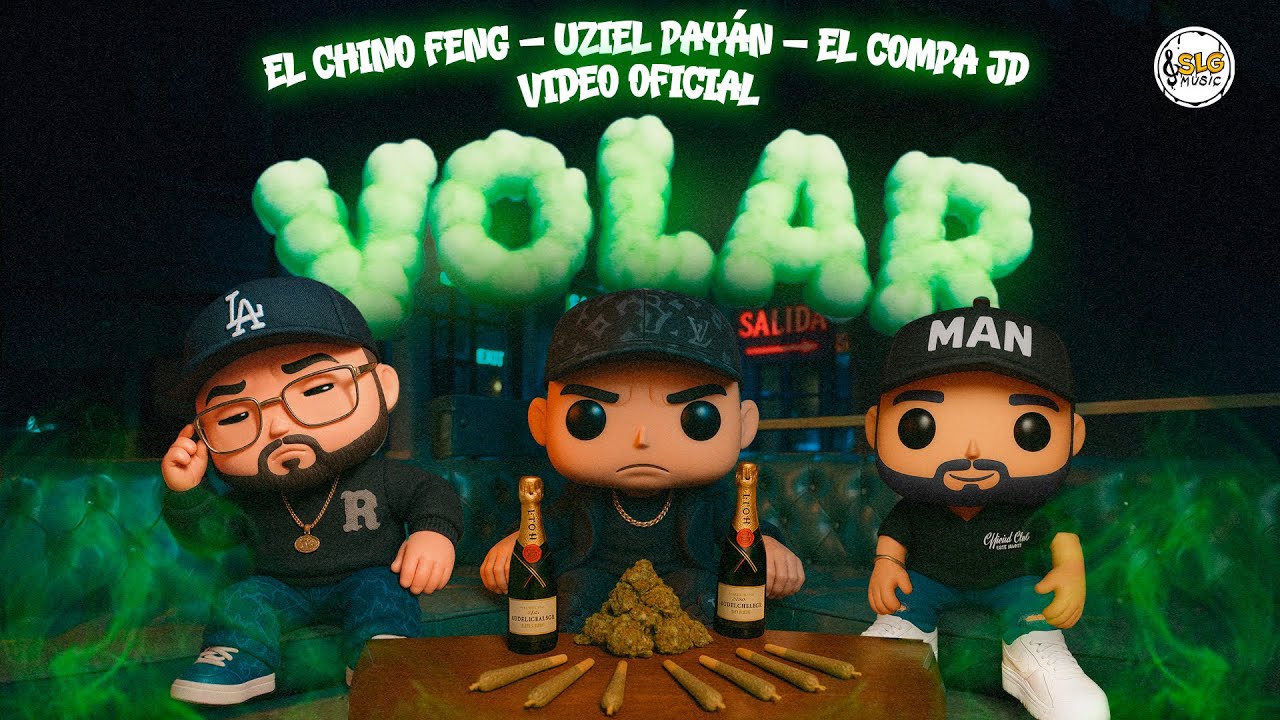 VOLAR - El Compa Jd x  El Chino Feng x Uziel Payan (Video Oficial) Slg Music 2025