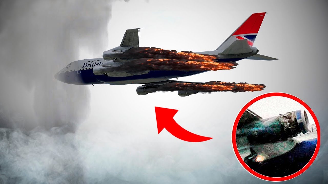 Volcanic Ash Ruined 4 ENGINES...But Miracle Happened!