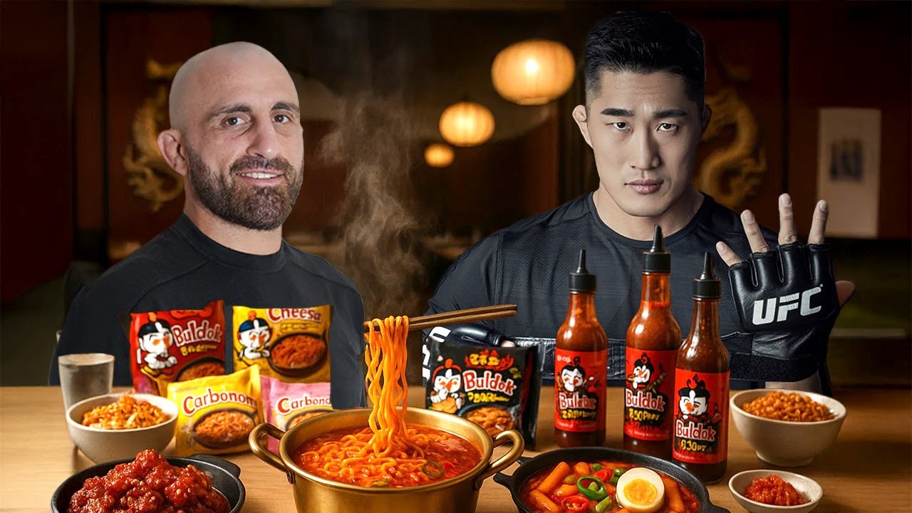 Volk & StunGun Cook & Eat Korea’s Famous Snacks! *SPICY*