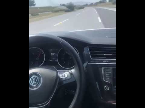 Volkswagen 200 Km/s snap hız makas gündüz hd araba snapleri