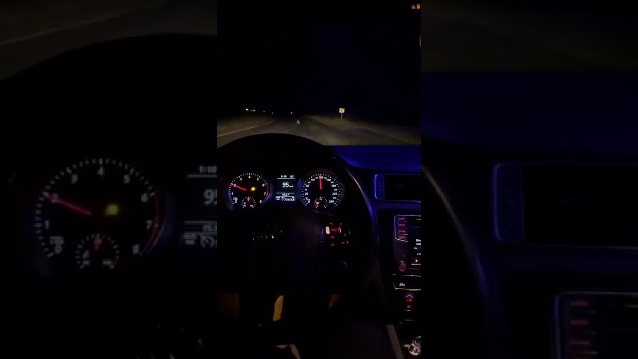 Volkswagen Gece Araba Snapleri #gece #snap #çakar