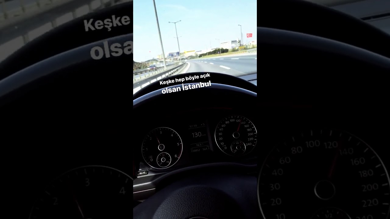 Volkswagen gündüz otoban snap story