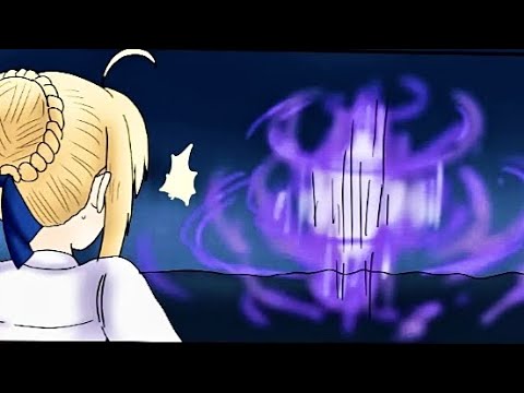 Vore absorbs Saber comic