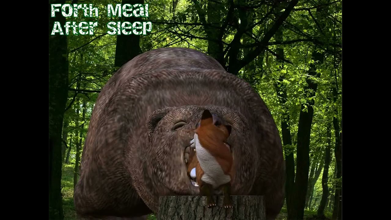 vore animation, vore bear the fox