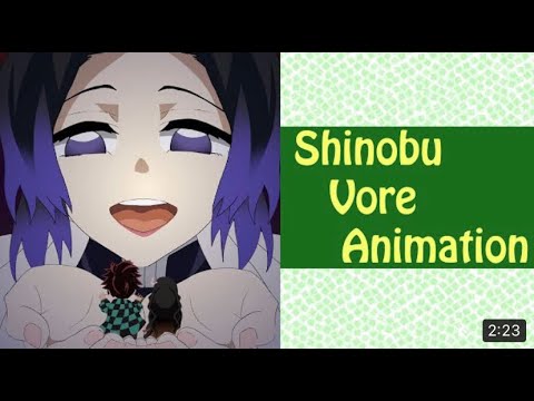 【vore】shinobu vore Animation【丸呑み】