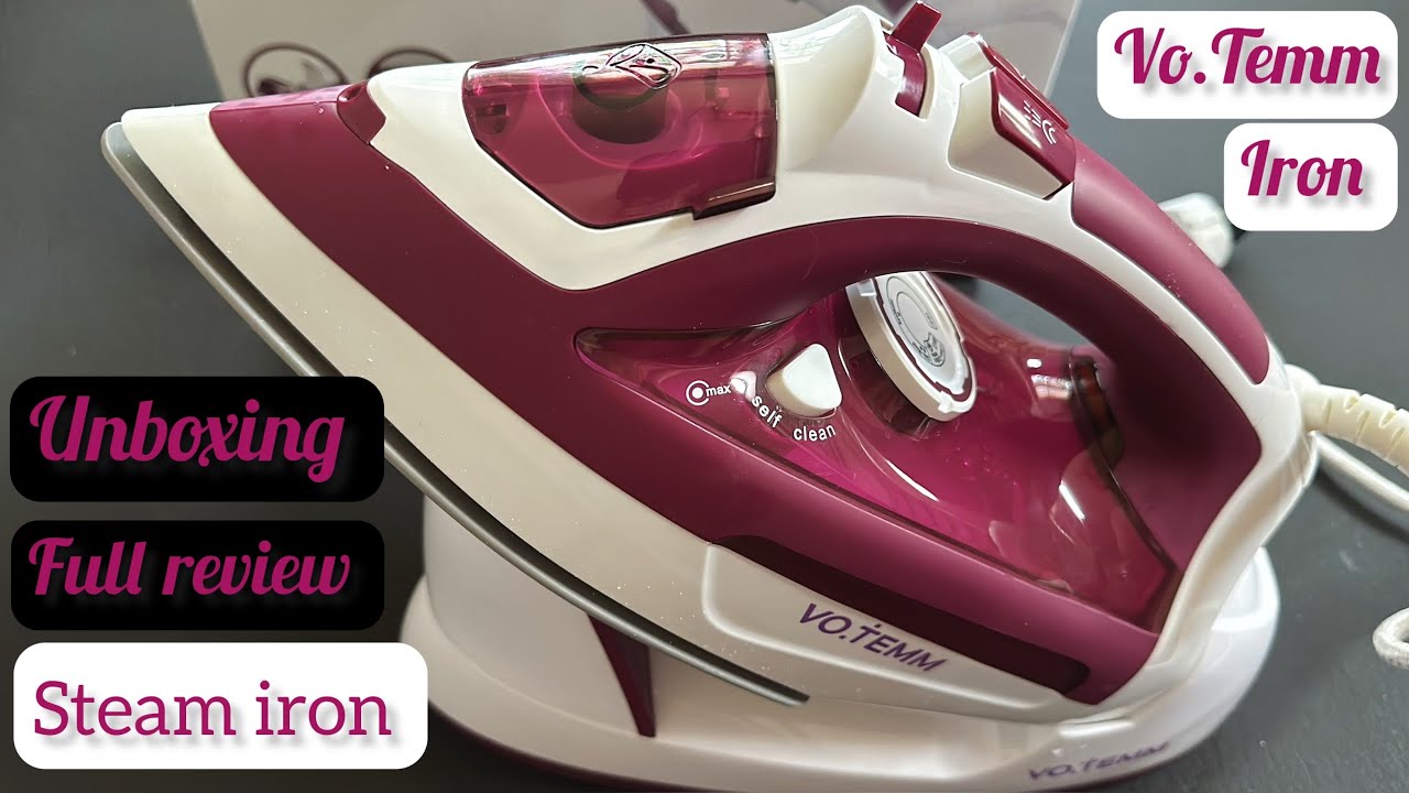 VO.TEMM Cordless Steam Iron/unboxing Steam Iron Corded or Cordless / #steamiron #iron #koreaniron