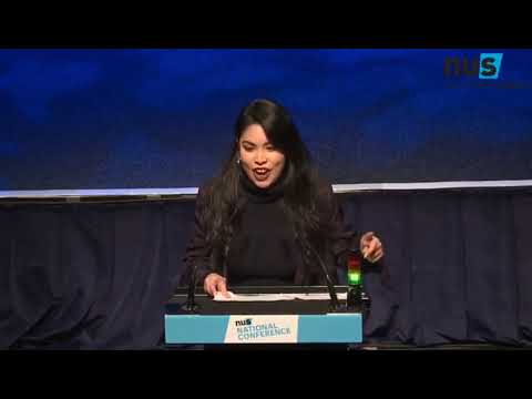 VP Erica Ramos winning speech at NUS Conference 2019