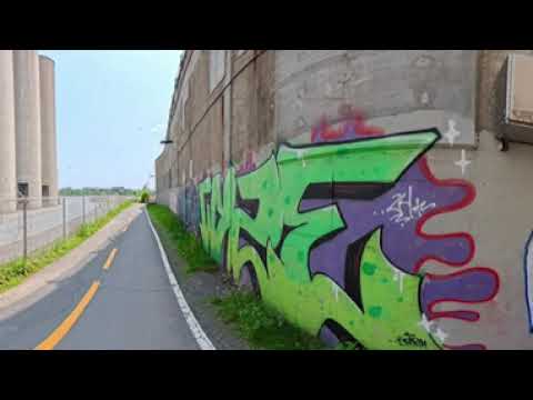 VR 360 Bike Ride in Montreal 8K - Journey to Habitat 67