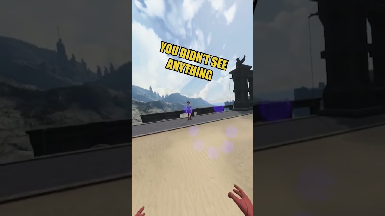 VR Spider-Man got W Rizz 🥵🔥 #vr #virtualreality #gaming #spiderman