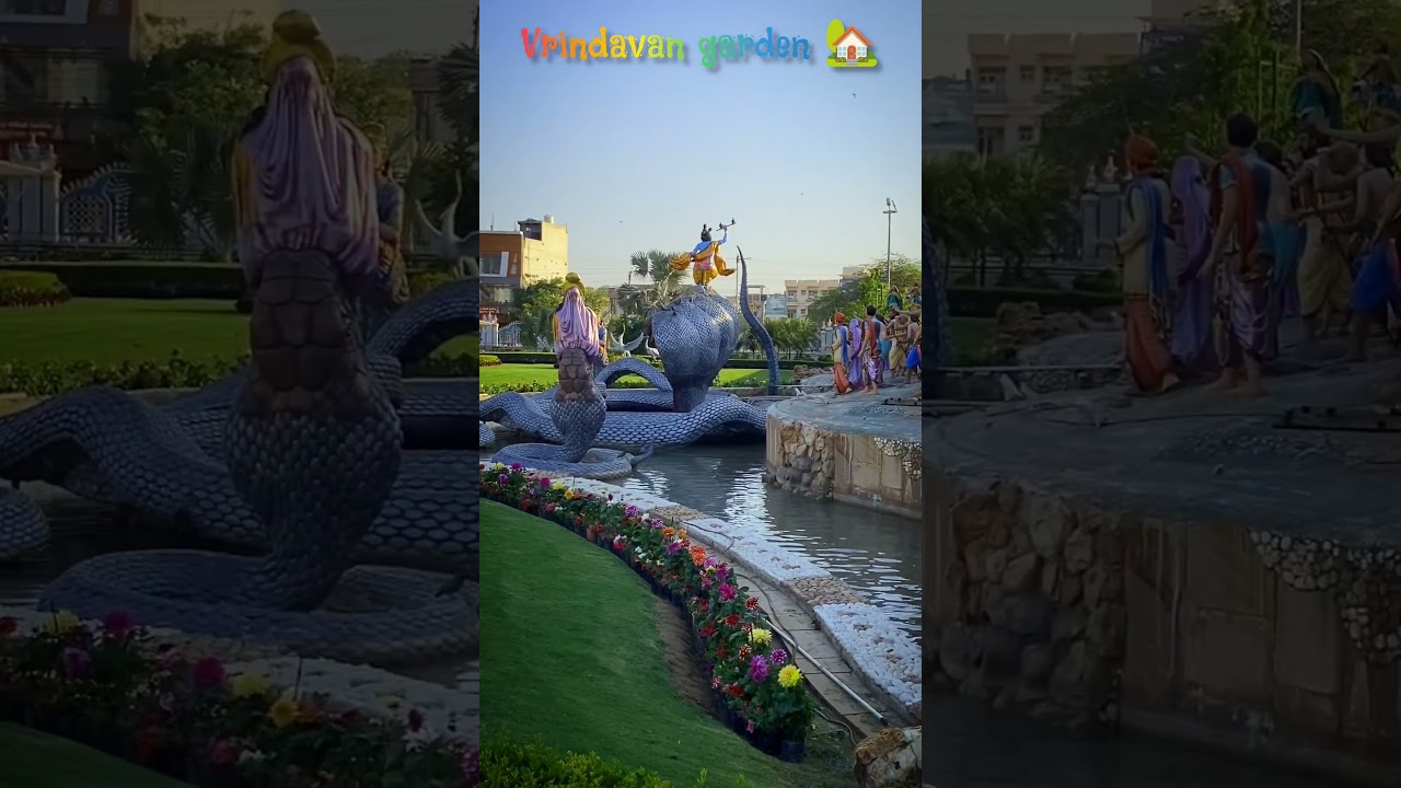 vrindavan garden mathura #shreekrishna #krishna #mathura #vrindavan #dwarkadhish #travel #shorts