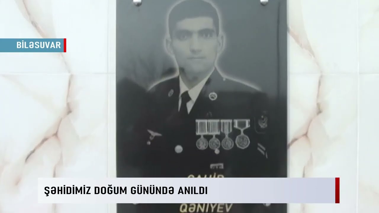 Vətən müharibəsi şəhidi Cahid Qəniyevin xatirəsi anılıb