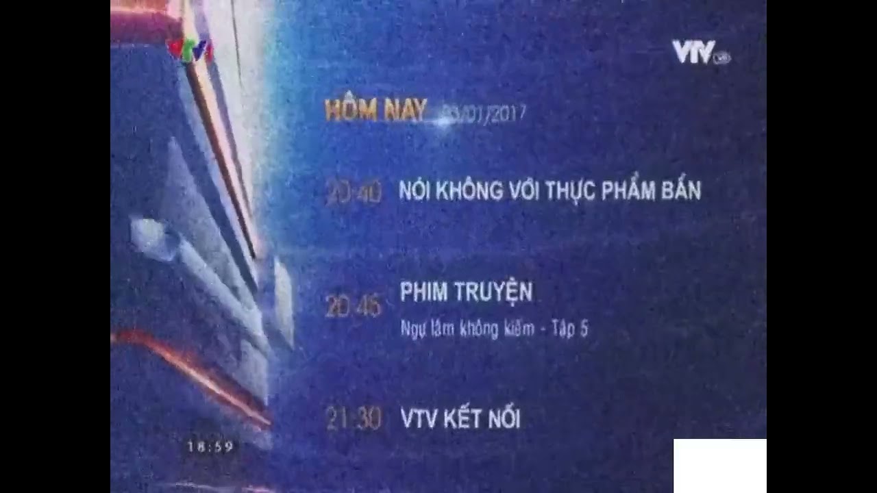 VTV1 IDENT 2017 GTCT HÔM NAY 19H 03/01/2017 NOFULL ANALOG