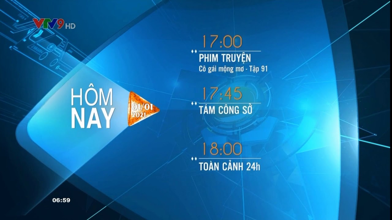 VTV9 HD ident 2021 - GTCT 7h - 0h 2/1 (6h57, 1/1/2021)