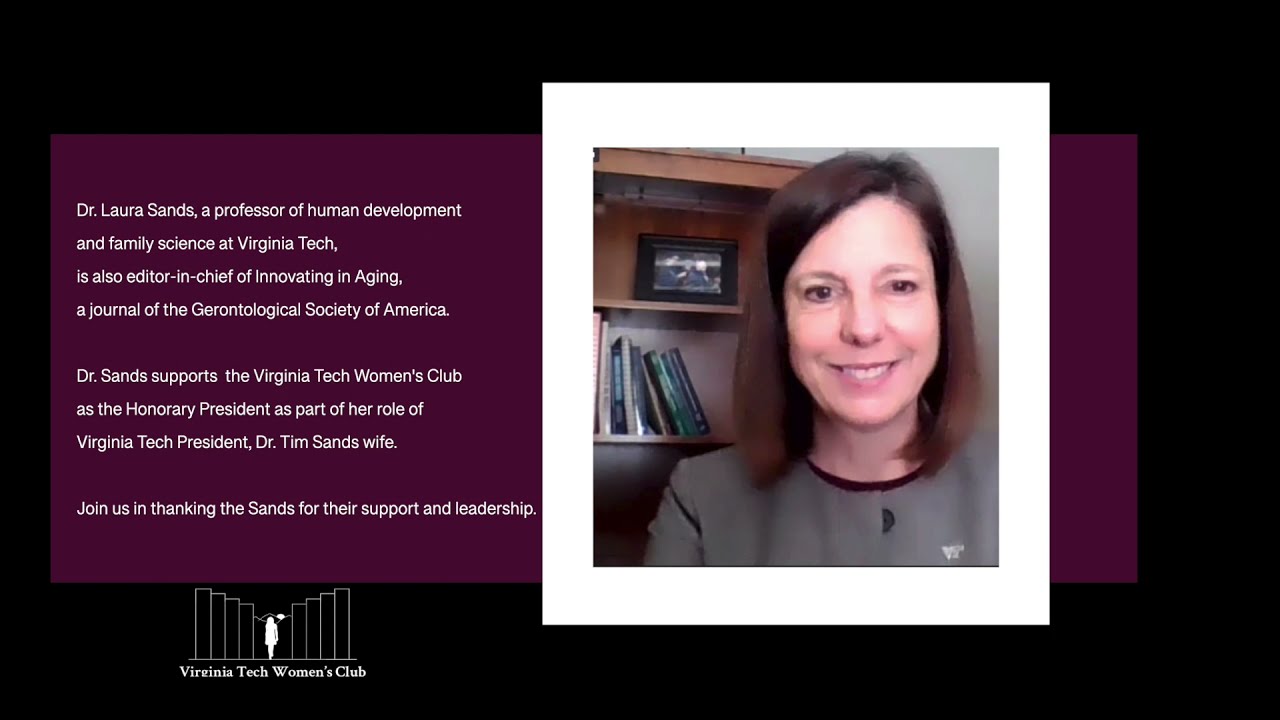 VTWC Hosts speaker, Dr  Laura Sands of Virginia Tech  for the 2021 Scholarship Awards