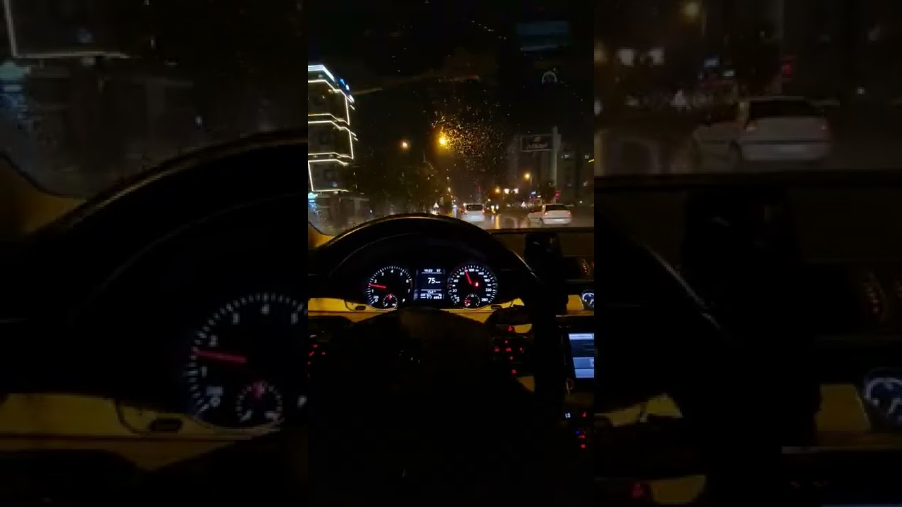 VW CC GECE ARABA SNAPLERİ #snap #gece #volkswagen #yağmur