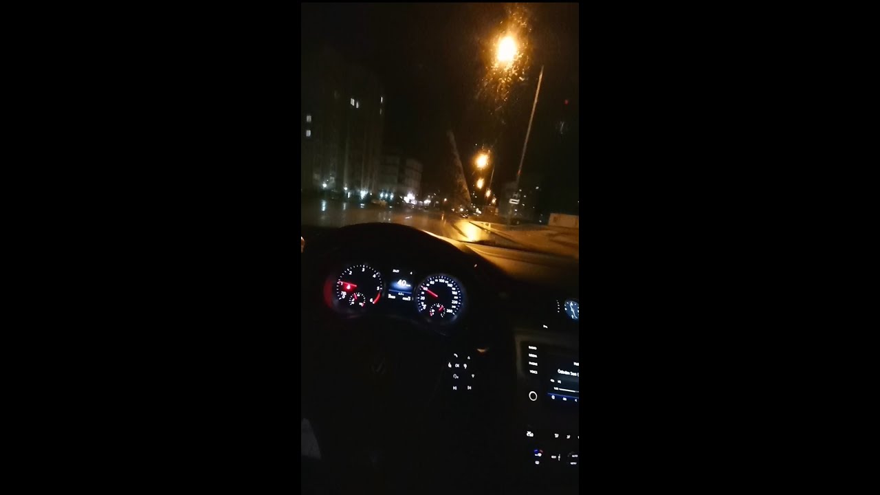 VW PASSAT B8 YAĞMURLU GECE SNAP - ÖZLEDİM SENİ #passat #gecesnap