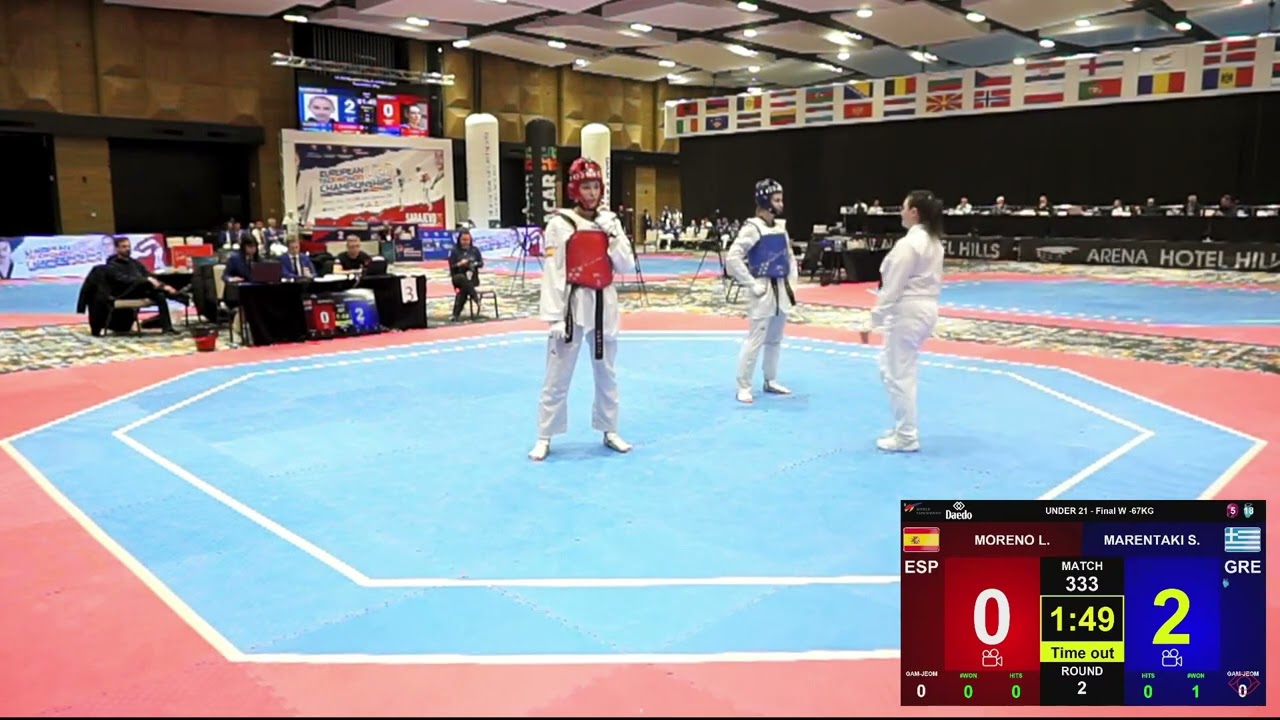 W -67 kg Final MARENTAKI Styliani GRE - MORENO Lena ESP 2024 European Under 21 Championships