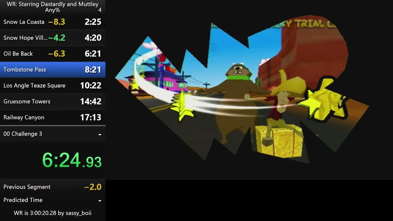 Wacky Races: Starring Dastardly & Muttley any% in 3:35:10