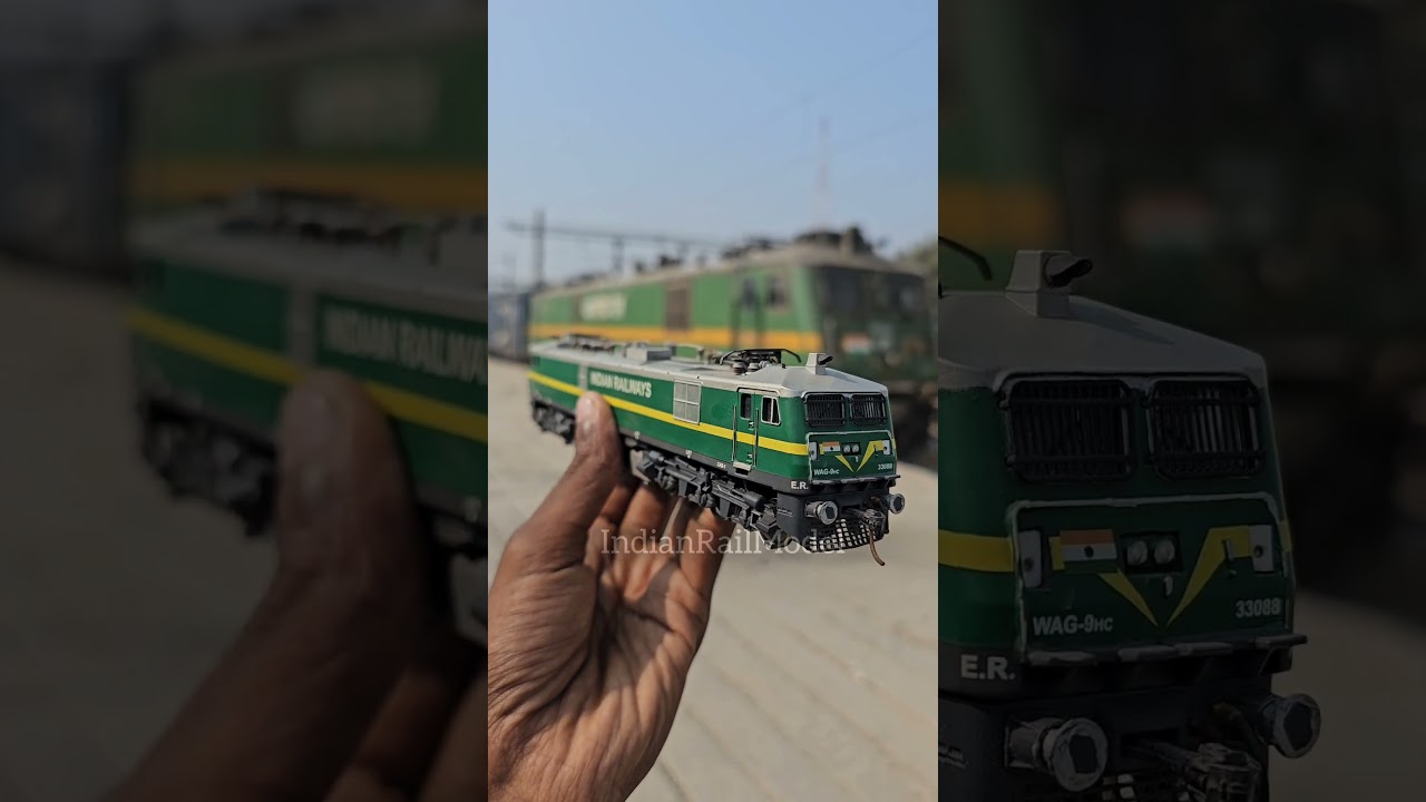 Wag9 Model #indianrailways #hoscale ##indiantoytrain