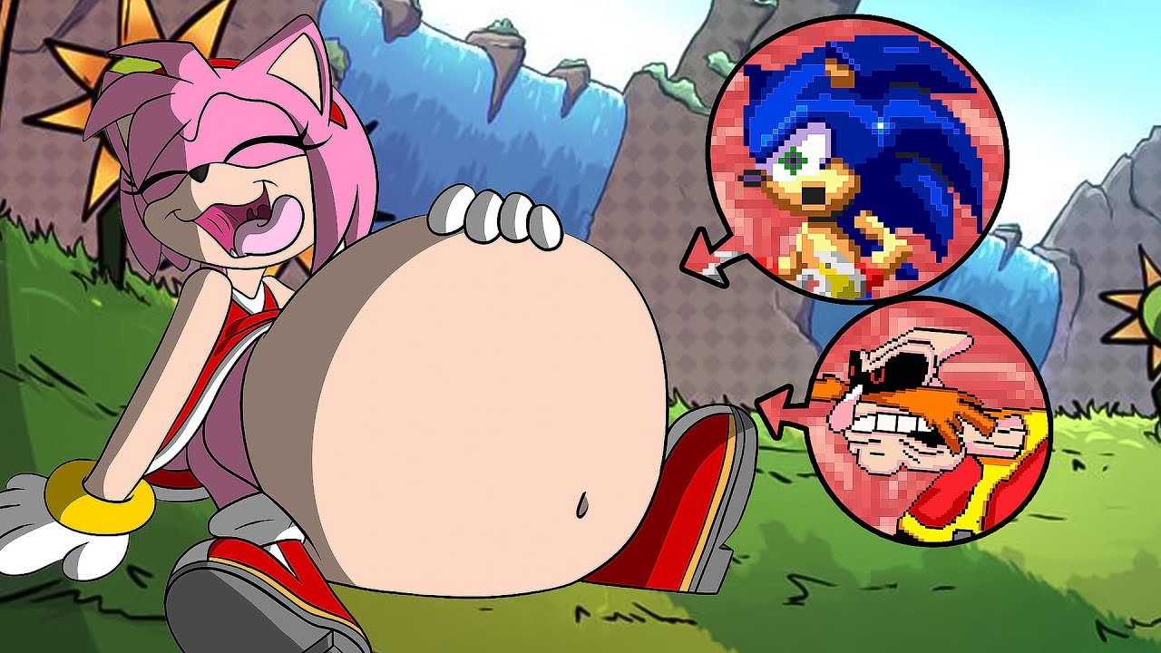 WAIT HUNGRY AMY!! SONIC & Dr. ROBOTNIK IS NOT FOOD!!! 💔💀( Sonic the Hedgehog Buffet )