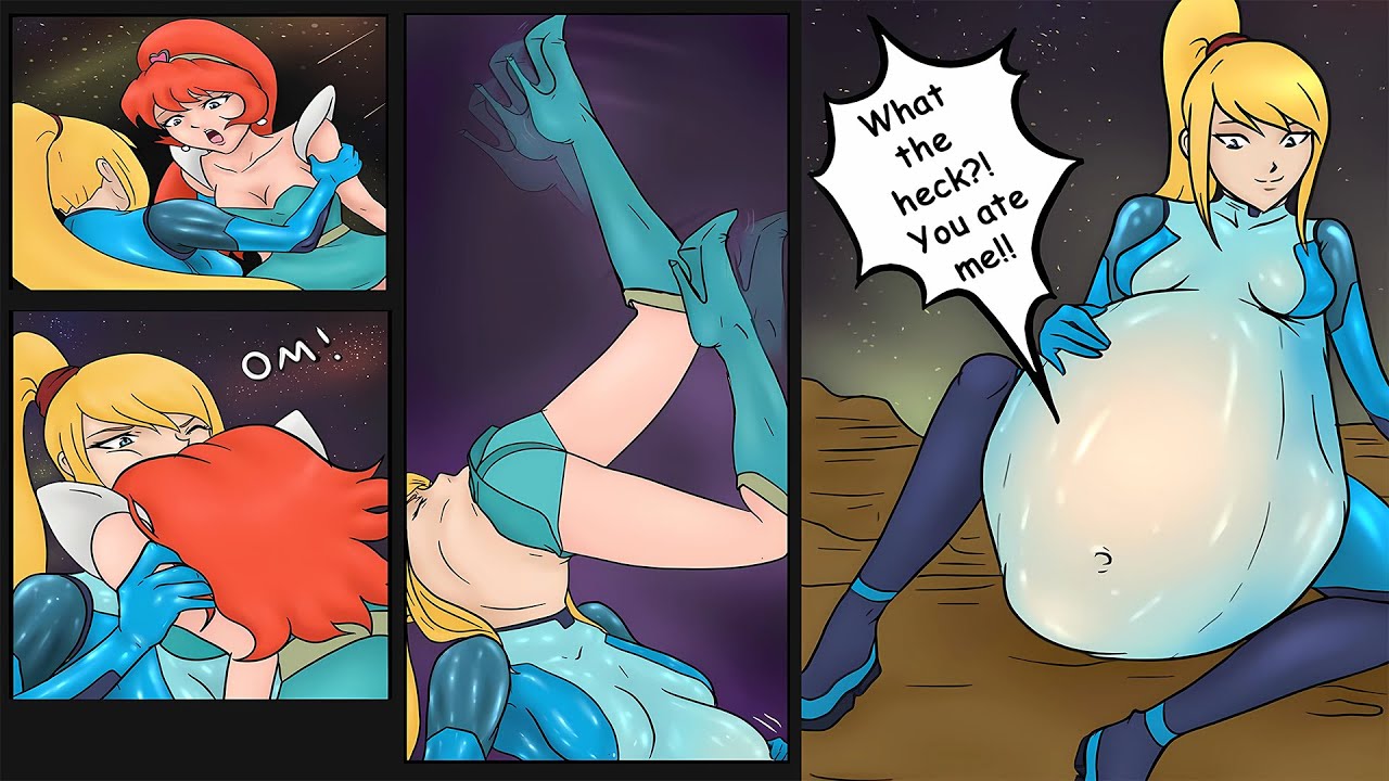 WAIT SAMUS!! SHE'S NOT FOOD!!! 💔💀 ( Comic Animation )
