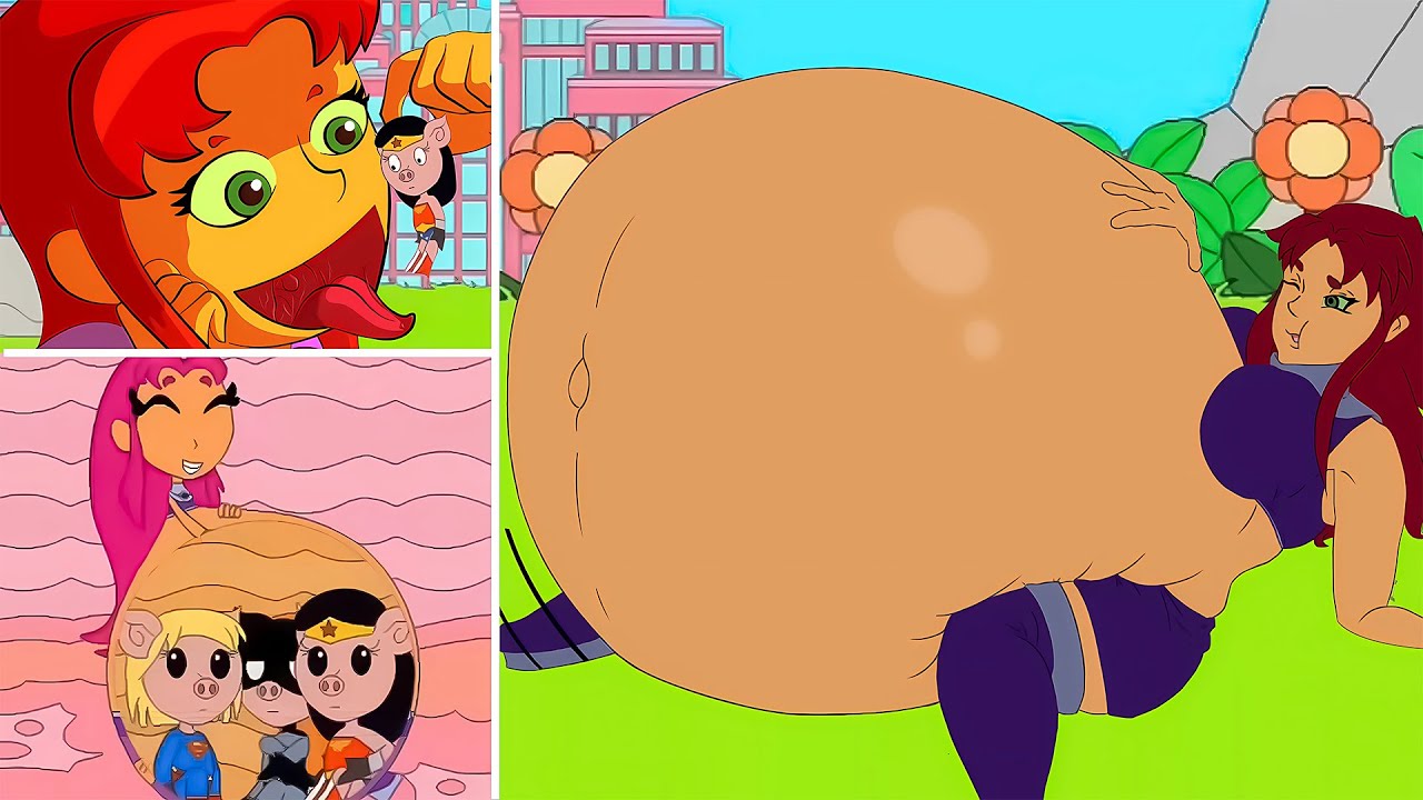 WAIT STARFIRE!! THEY'RE NOT FOOD!!! 🤰☠️ (Teen Titan Buffet)