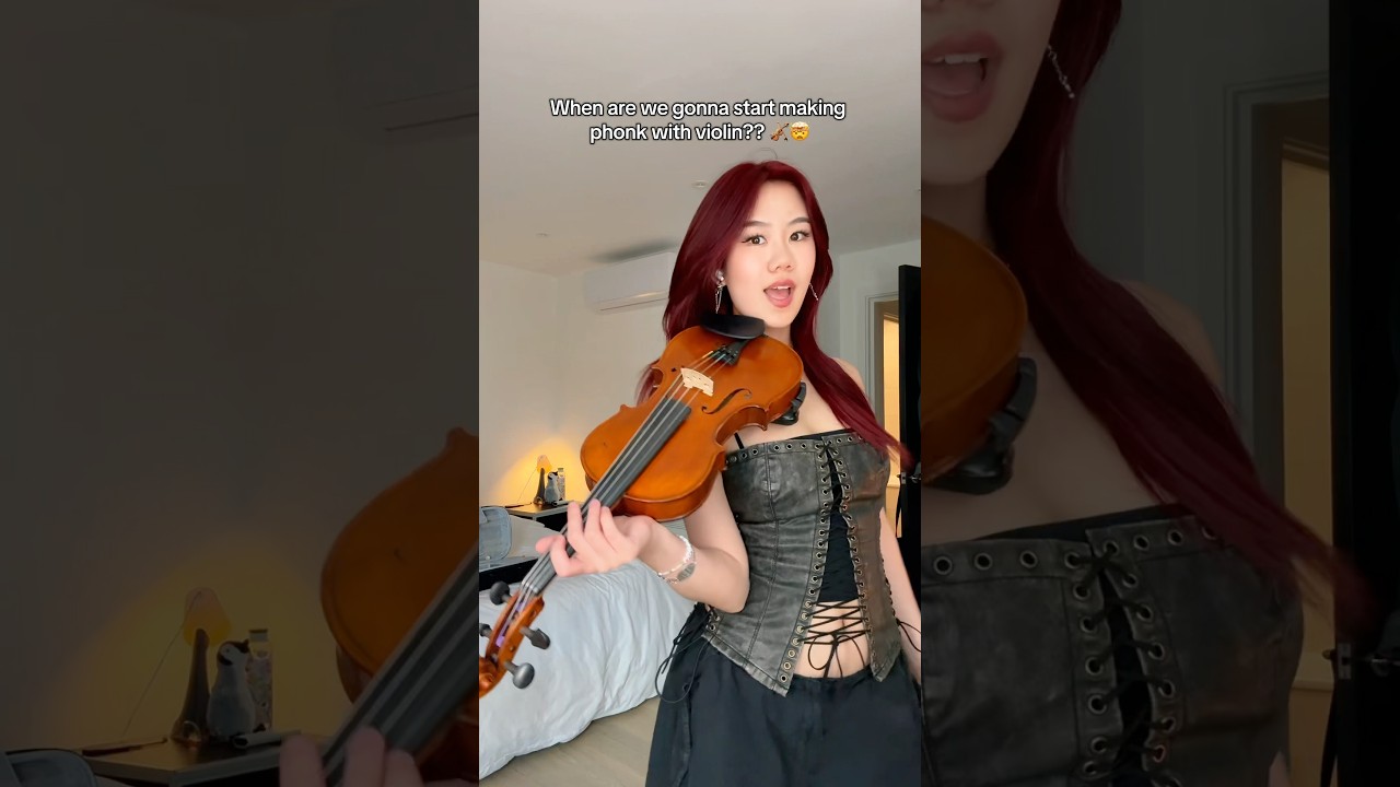 WAITTTTT 👀🤭 doesn’t it kinda work?? #violin#phonk#musician#phonkmusic#violincover