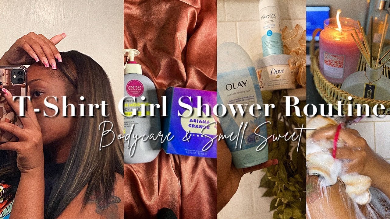 “Wake Up In My T-Shirt” SHOWER ROUTINE||AESTHETIC VERSION *no talking
