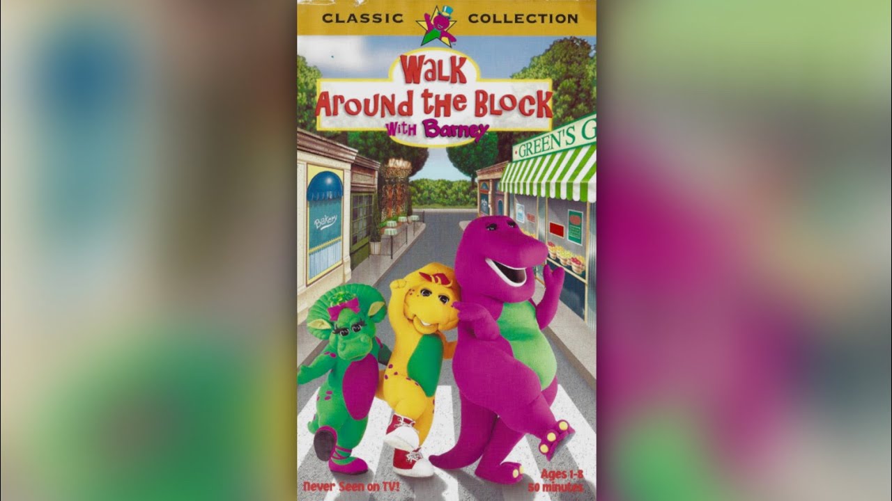 Walk Around the Block with Barney [1999] - 1999 VHS Release