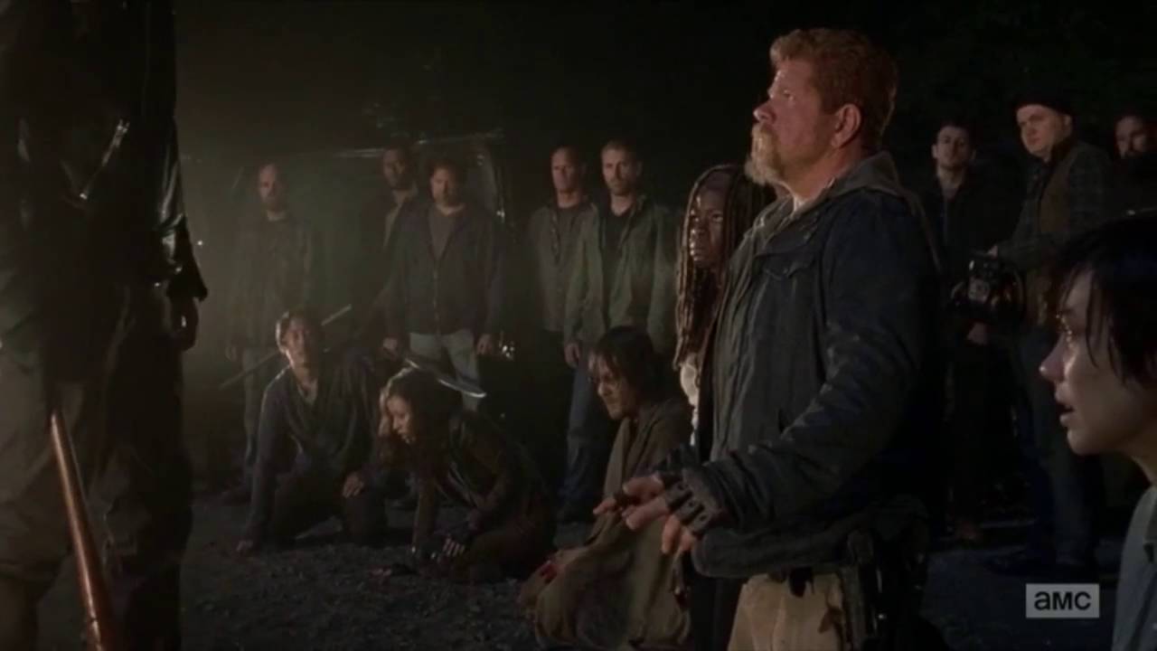Walking Dead Negan Kills Glen and Abraham Scene - Glen And Abraham Deaths Scene