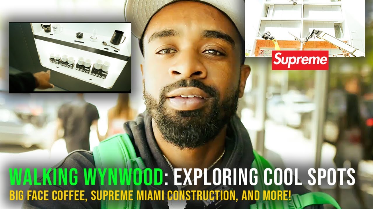 Walking Design District Miami 2025 : Big Face Coffee, Supreme New Miami Store, Kith Miami!