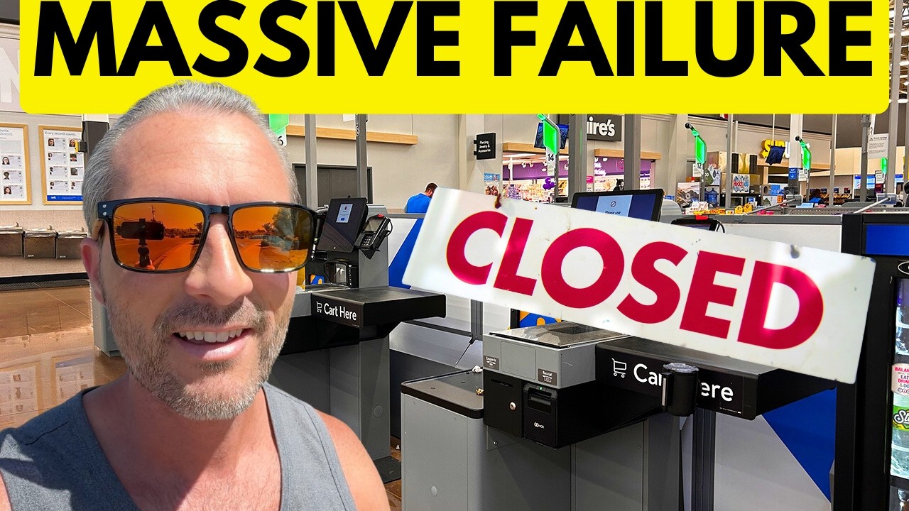 Walmart Forced to Close Self-Checkout Lanes Permanently