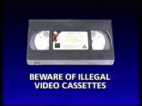 Walt Disney Home Video Piracy Warning (UK 1995)
