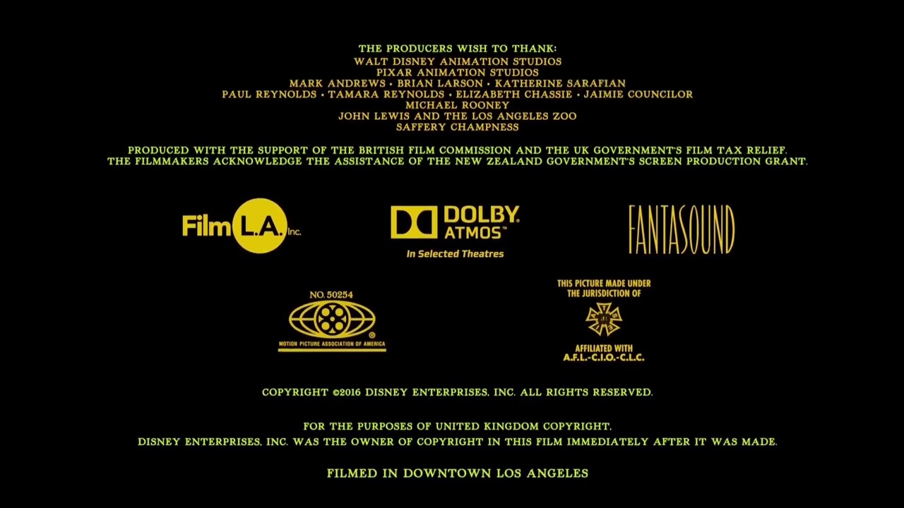 Walt Disney Studios Motion Pictures/Fairview Entertainment/Disney (2016)
