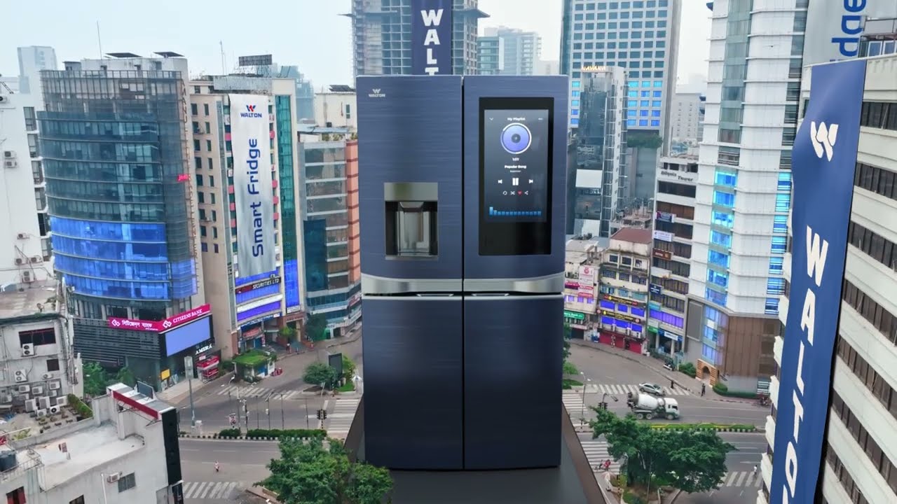 Walton Smart Fridge; Bigger than your expectations | French Door Refrigerator with Multimedia Hub