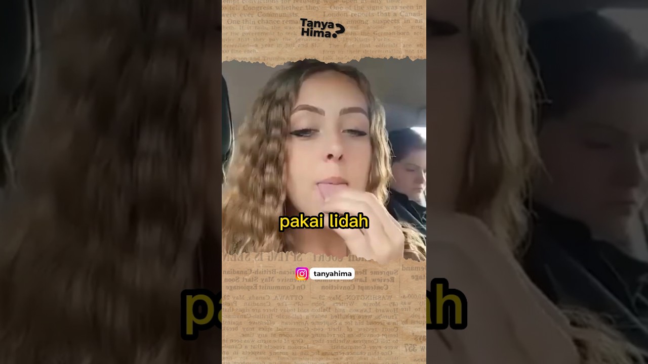 WANITA CANTIK Ini Bisa Menyentuh HIDUNG Menggunakan LIDAH #shorts