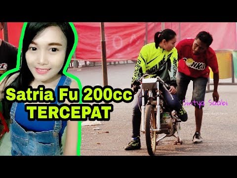 Wanita Cantik ini Kalahkan Joki Laki2 di Event Drag Bike Higam DJ TEAM Seri 3 Ponorogo