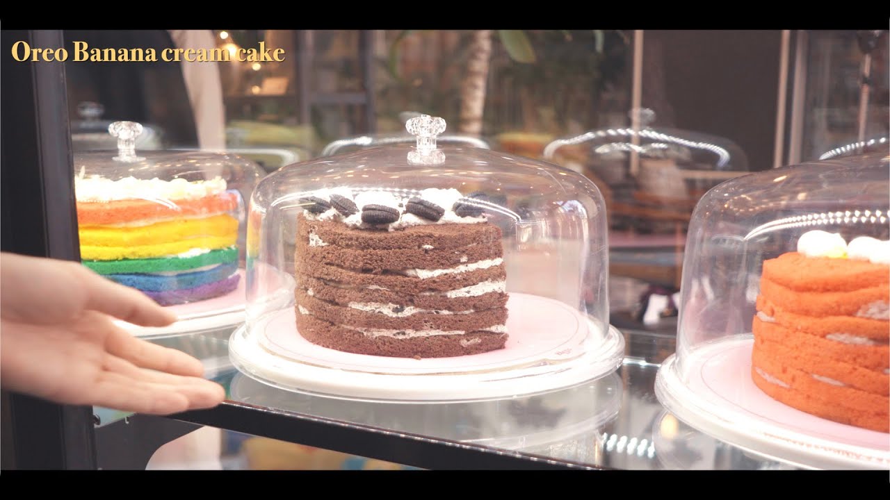 Wanna check 7 cakes at my mom's cafe? | Oreo, Milk, Raspberry yogurt cake
