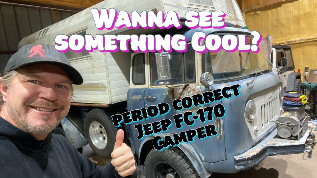 Wanna See Something Cool? Period Correct Overlander: Jeep Fc170 Camper