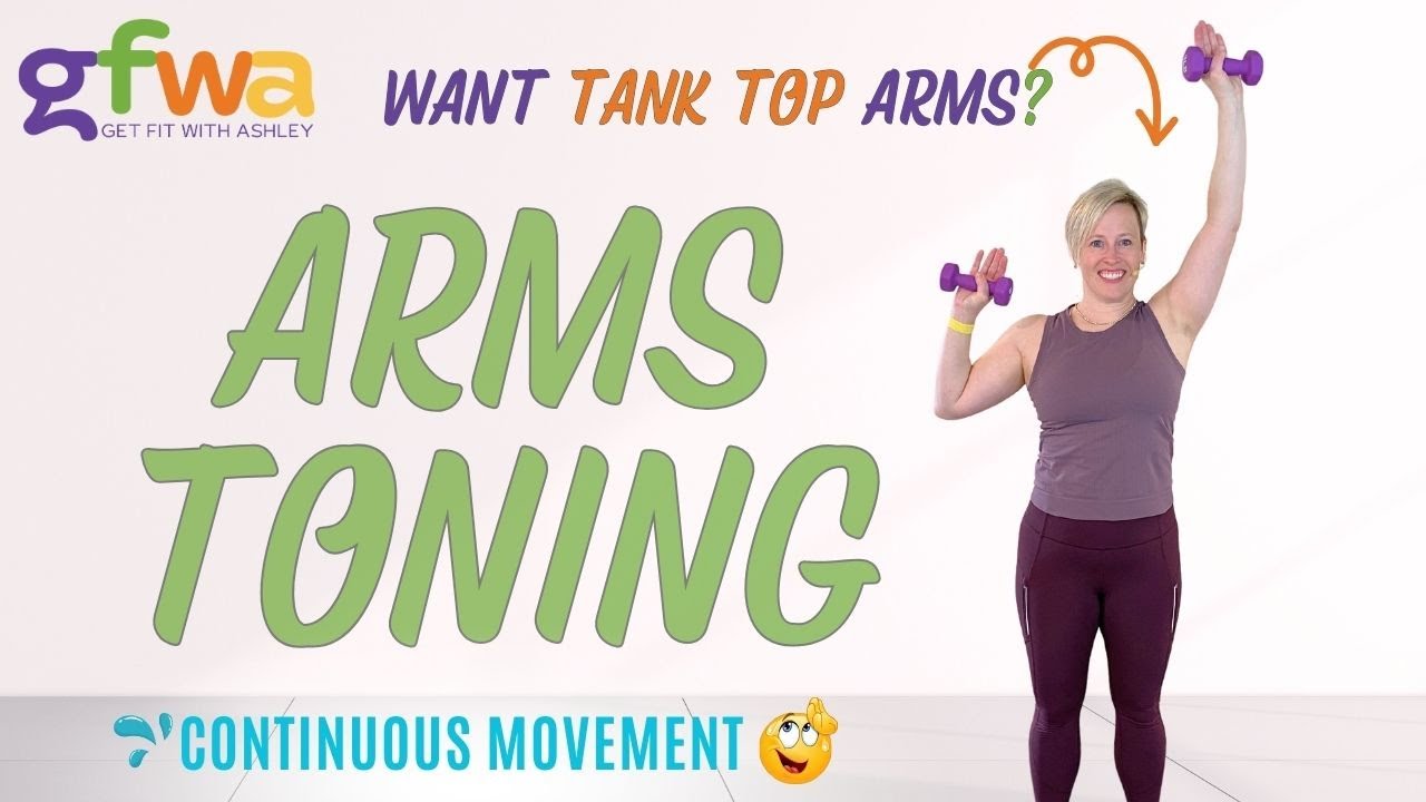 Want tank top arms? Build strong and toned arms and shoulders!  No Repeats. Unilateral / Bilateral