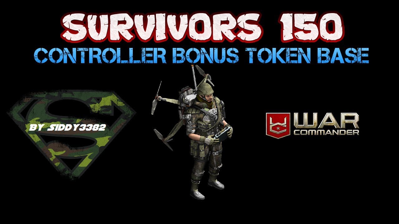 War Commander - Survivors (150) Controller Bonus Token Base.