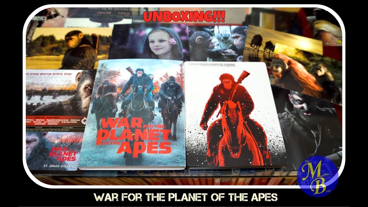 War for the Planet of the Apes Unboxing (KimchiDVD) - Blu-ray Steelbook Unboxing
