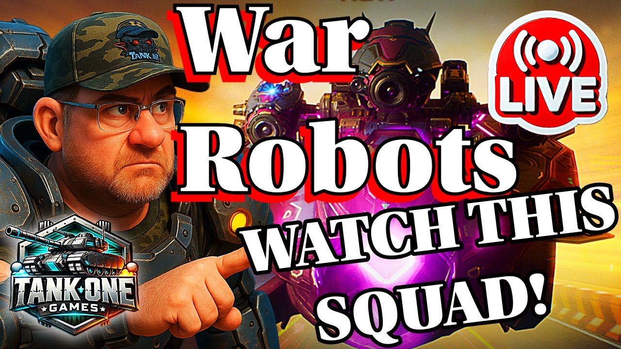 🔴War Robots ( LIVE ) Tank One WR GAMEPLAY and INSANE Squadding