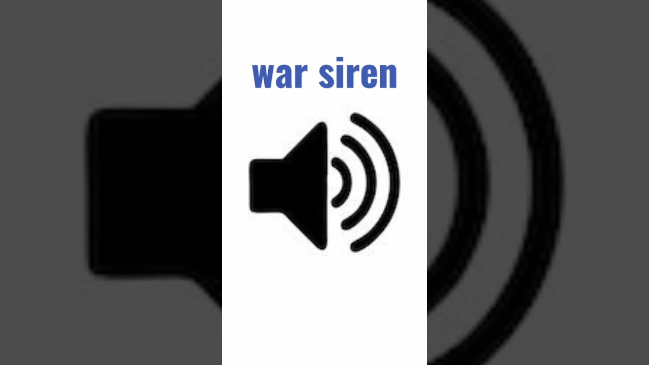 war siren sound🚨 #war #siren #soundeffects