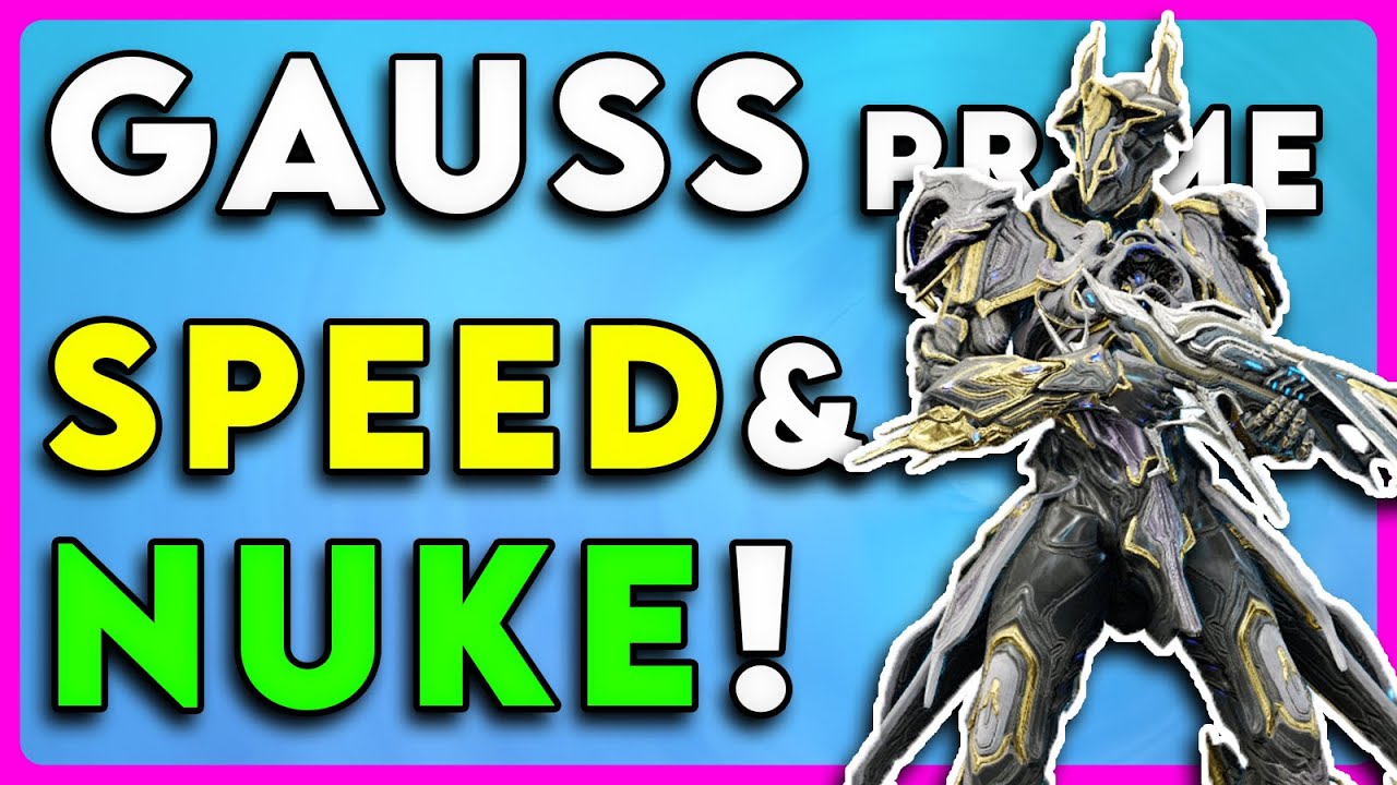 Warframe Gauss Prime Build 2025 | The PERFECT Nuke for Steel Path!