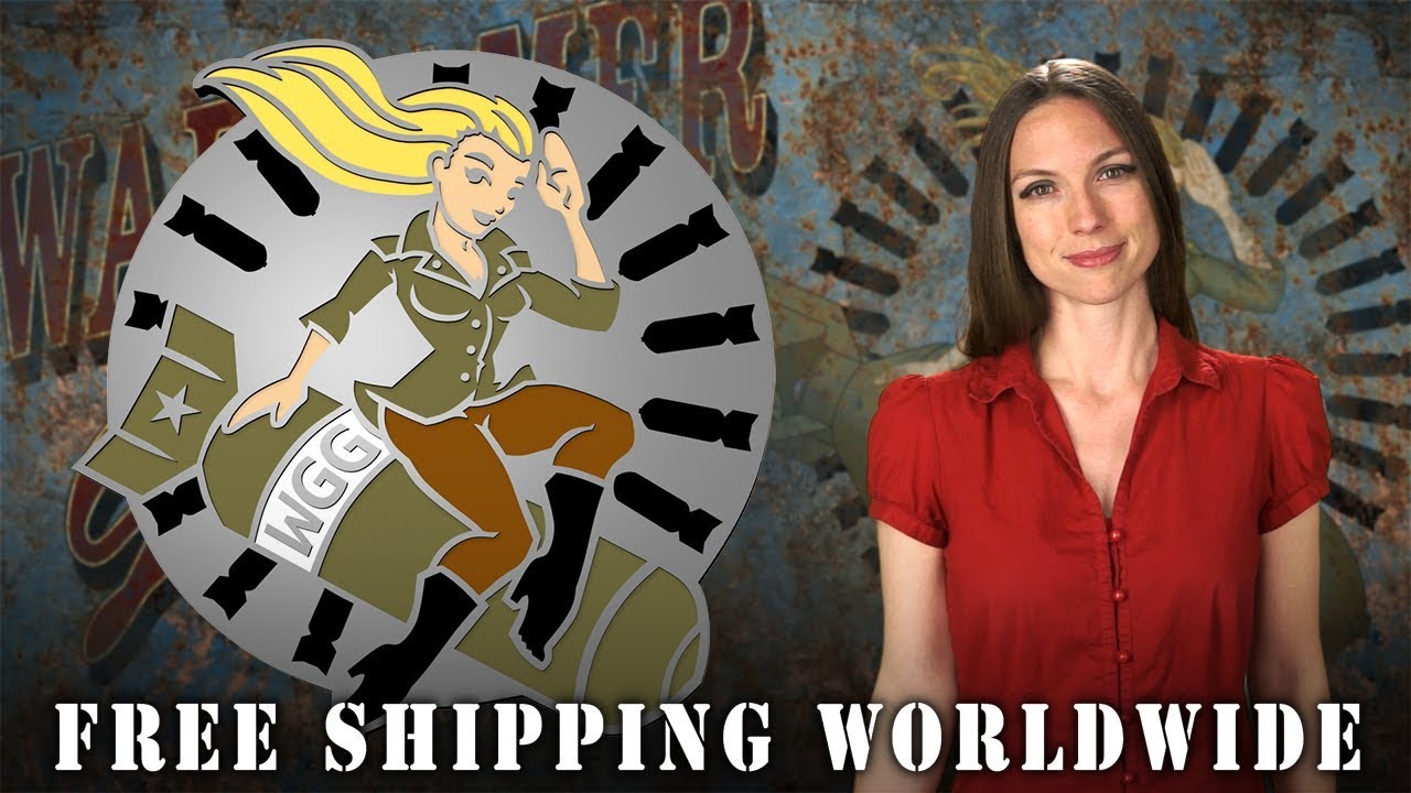 Wargamer Girl Logo Enamel Pin Kickstarter