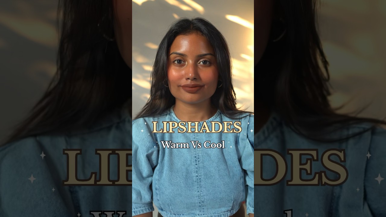 Warm Vs Cool toned lipsticks on brown skin