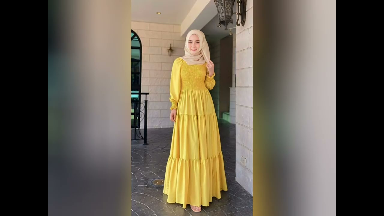 Warna Jilbab Yang Cocok Untuk Gamis Kuning